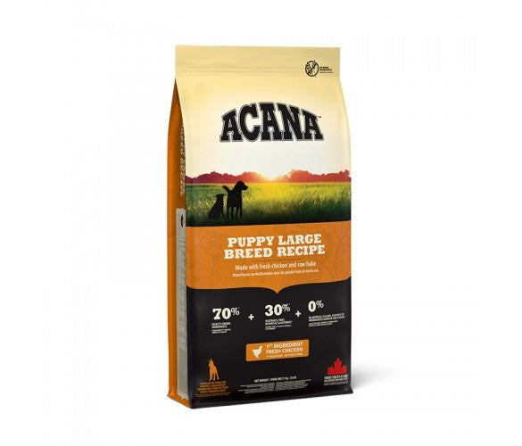 Acana Dog Puppy Large Breed - Суха Храна за Подрастващи Кучета под 1 година от Едри Породи 17 кг