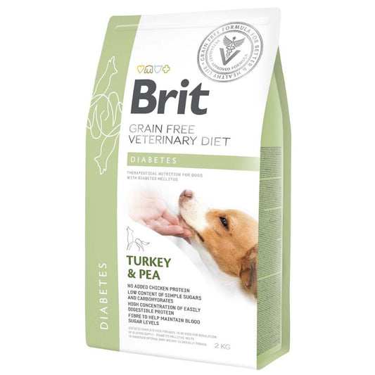 Brit Veterinary Dog Diabetes - Медицинска Храна при Кучета с Диабет с Пуйка 12 кг
