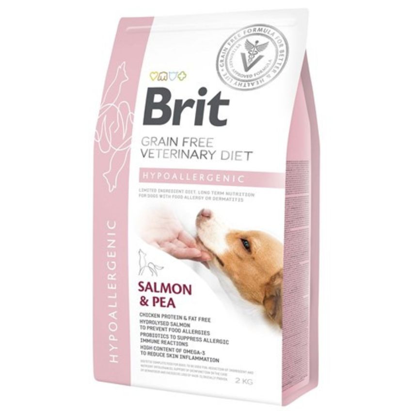 Brit Veterinary Dog Hypoallergenic - Медицинска Храна при Кучета с Алергии 12 кг