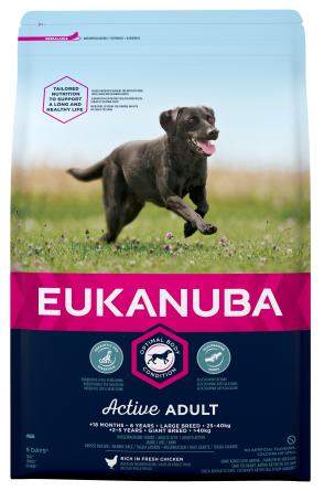 Eukanuba Large Adult - Кучешка Храна за Кучета от Едри Породи над 1 година 3кг/18кг