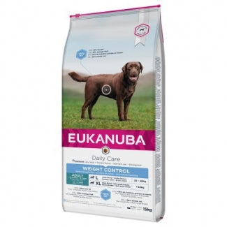 Eukanuba Large Weight Control & Sterilised - Храна за Кастрирани Кучета от Едри Породи за Контрол на Теглото 15 кг