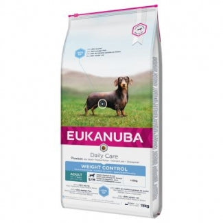 Eukanuba Small/Medium Weight Control & Sterilised - Храна за Кастрирани Кучета от Дребни и Средни Породи за Контрол на Теглото 15 кг