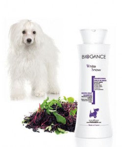 Biogance White Snow Shampoo Шампоан за Кучета с Бяла и Светла Козина 250 мл