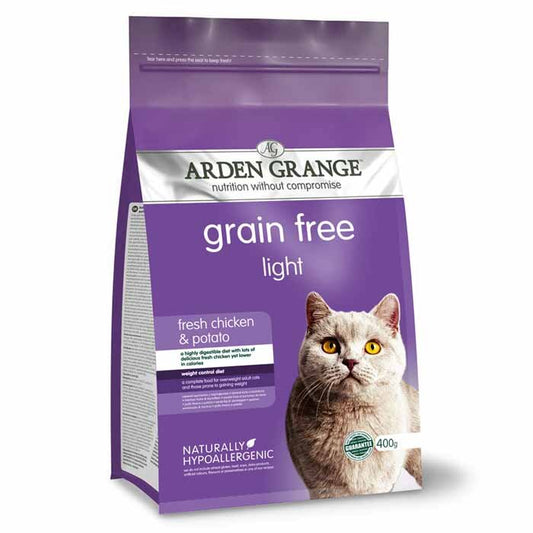 Arden Grange Light за Котки с Пиле и картофи 2 кг / 8 кг