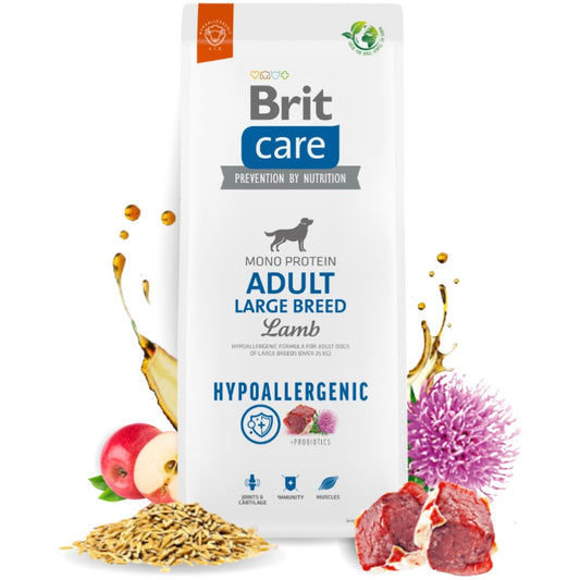 Brit Care Dog Large Adult Lamb - Храна за Пораснали Кучета от Големи Породи с Агне 12 кг