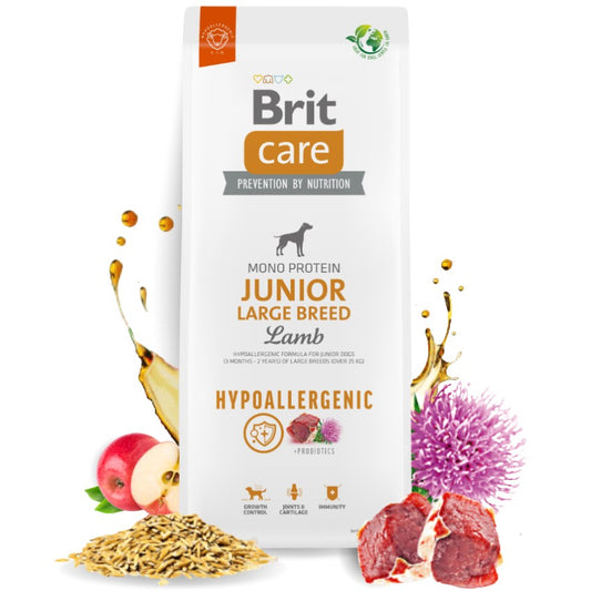 Brit Care Dog Large Junior Lamb - Храна за Подрастващи Кучета до 1 година с Агне 12 кг