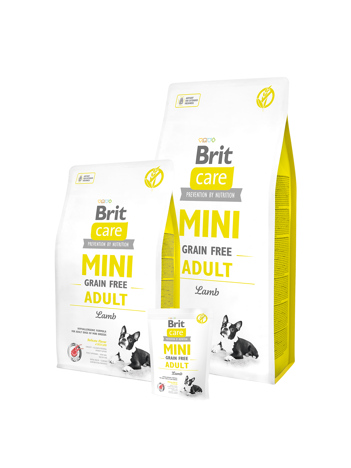 Brit Care Mini Adult Lamb - Храна за Пораснали Кучета над 1 година от Дребни Породи с Агне 7 кг