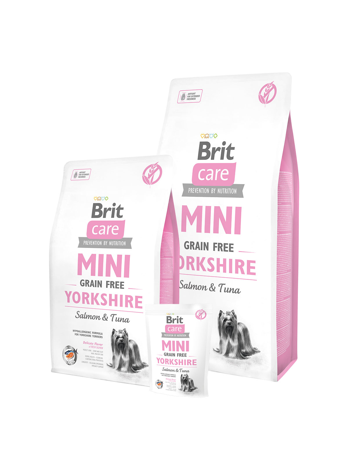 Brit Care Mini Adult Yorkshire - Храна за Кучета от Порода Йоркширски териер със Сьомга и Риба Тон 7 кг