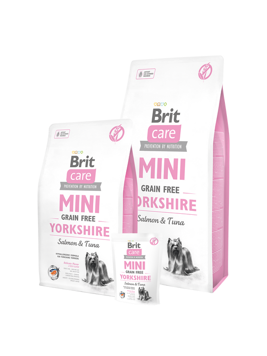 Brit Care Mini Adult Yorkshire - Храна за Кучета от Порода Йоркширски териер със Сьомга и Риба Тон 7 кг