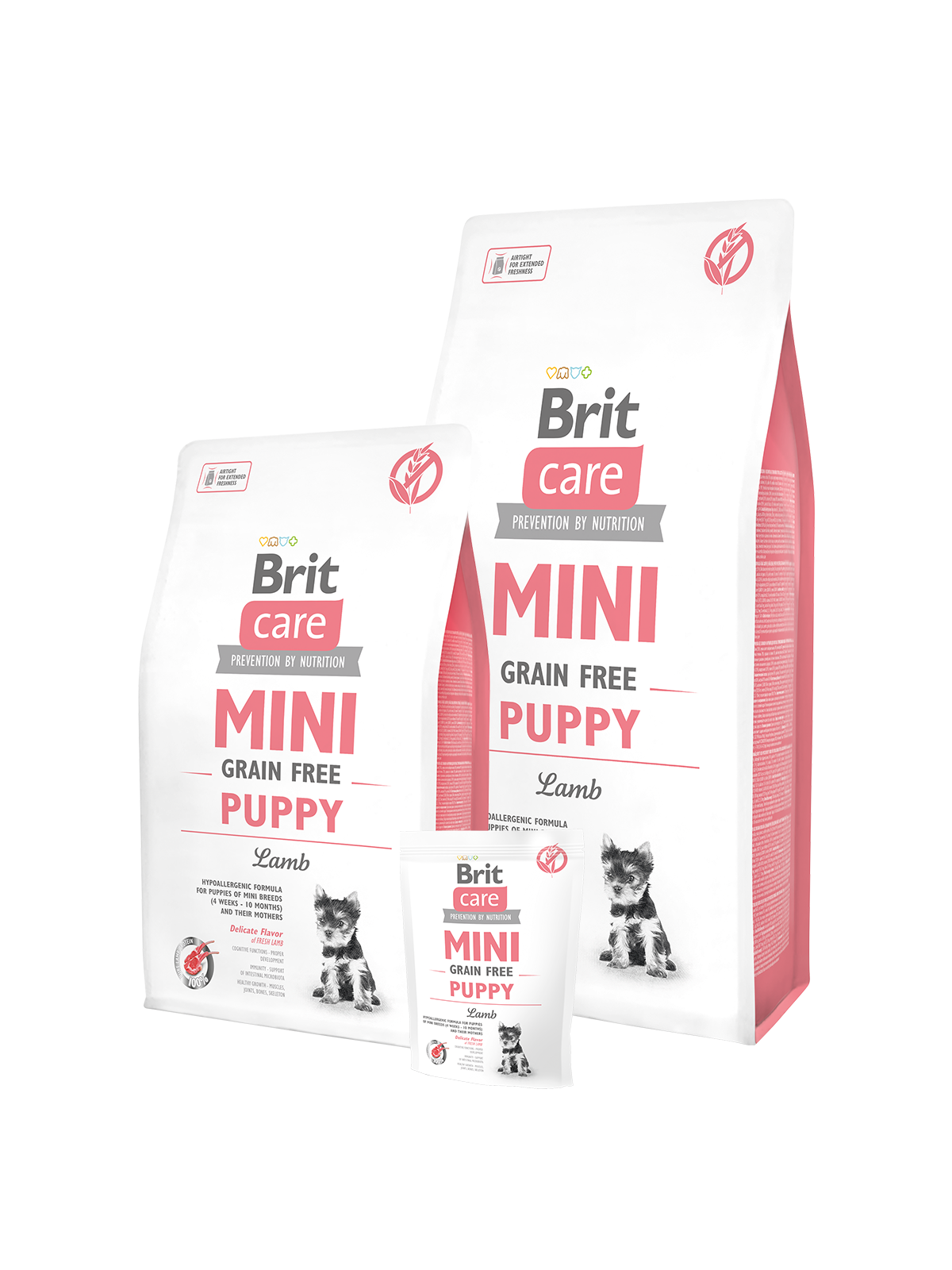 Brit Care Mini Puppy Lamb - Храна за Подрастващи Кученца под 1 година от Дребни породи с Агне 7 кг