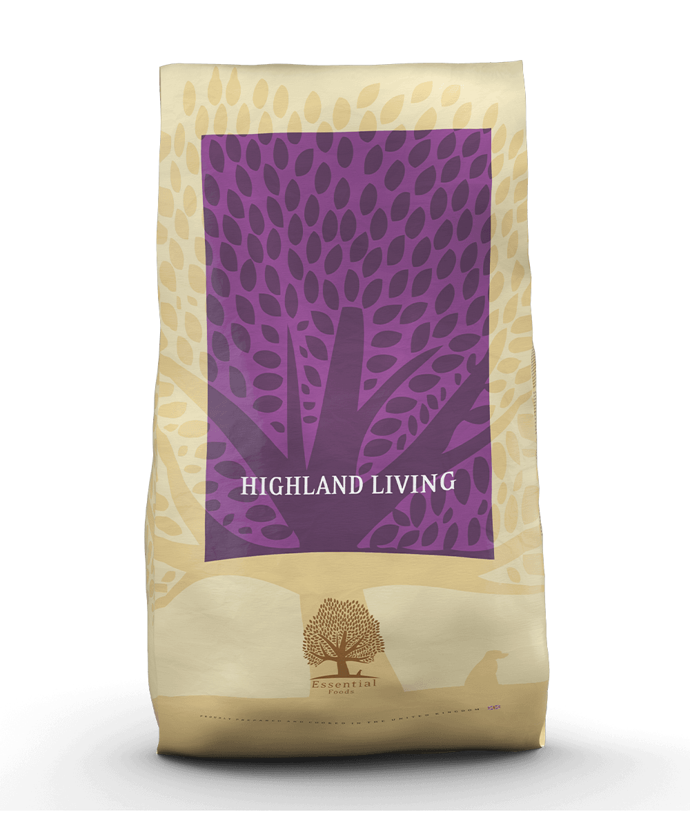 Essential Highland Living - Храна за Кучета от Всички Породи с Пуйка, Сьомга, Говеждо и Диви Птици 10 кг