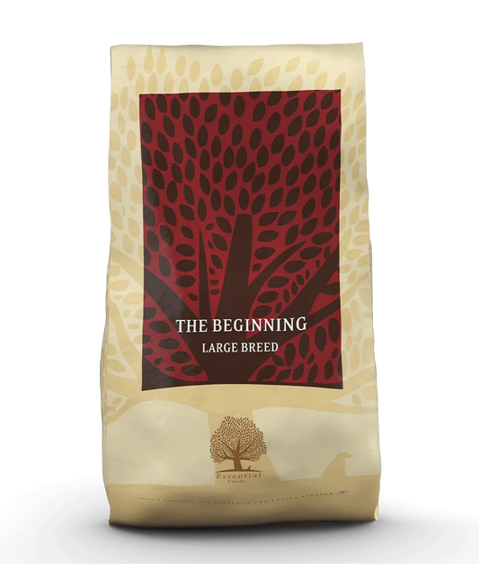 Essential The Beginning Large Breed - Храна за Подрастващи Кучета до 18 месеца от Големи Породи с Пиле, Патица, Сьомга и Пъстърва 10 кг