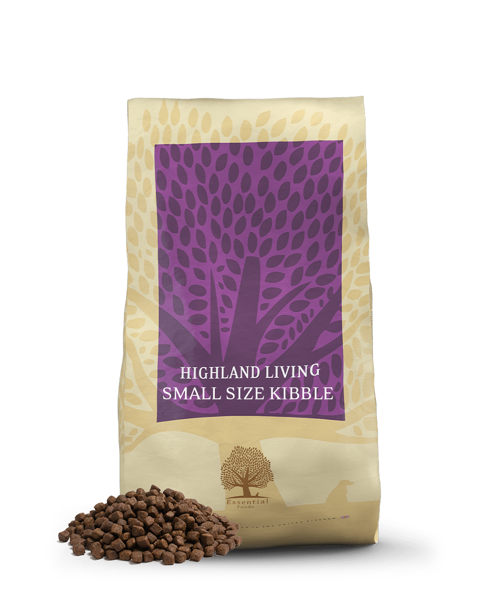 Essential Highland Living Small Size - Храна за Кучета от Малки Породи с Пуйка, Говеждо, Диви птици и Сьомга  10 кг