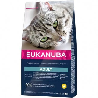 Eukanuba Cat Adult - Котешка Храна за Пораснали Котки над 1 година 2кг / 10 кг