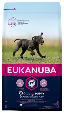Eukanuba Large Puppy - Кучешка Храна за Кучета от Едри Породи под 1 година 18 кг