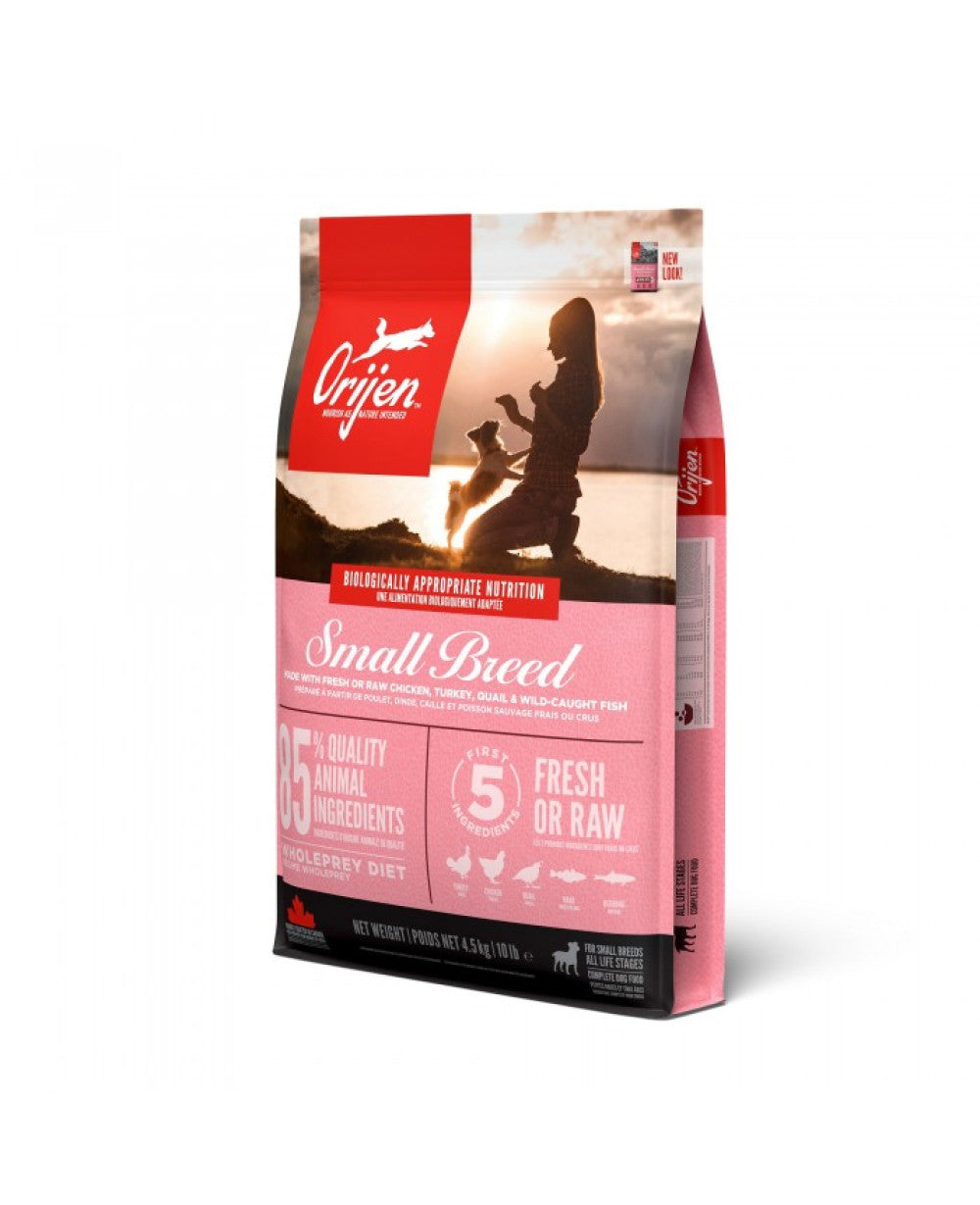 Orijen Dog Adult Small - Суха Храна за Пораснали кучета от Дребни Породи над 1 година 4.5 кг