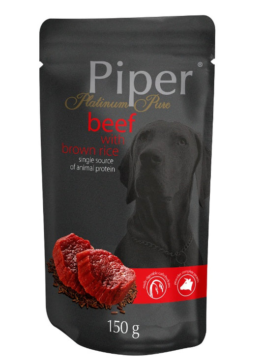 Piper Platinum - пауч за пораснали кучета, с говеждо 150 гр