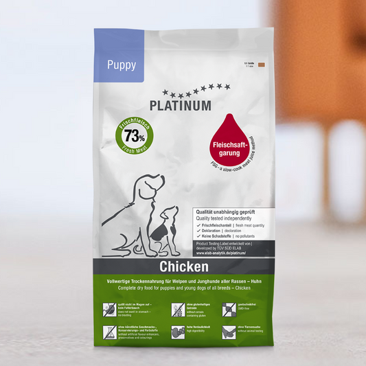 Platinum Dog Puppy Chicken - Храна за Подрастващи Кучета до 1 година с Пиле 5 кг