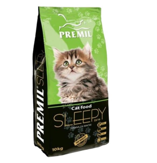 Premil Kitten (Sleepy) 33/16 - за подрастващи Котета до 1 Година с Пиле и Патица 10кг