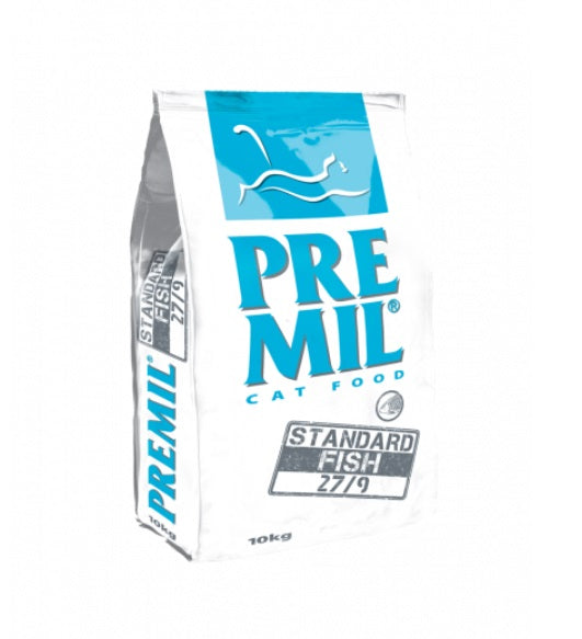 Premil Cat Standart 27/9 - за пораснали Котки над 1 година с Риба 10кг