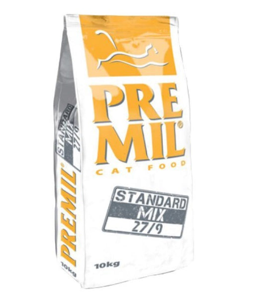 Premil Cat Standart 27/9 - за пораснали Котки над 1 година Микс 10кг
