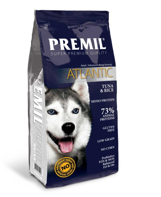 Premil Dog Atlantic  - за пораснали Кучета над 1 година с Риба Тон 15 кг