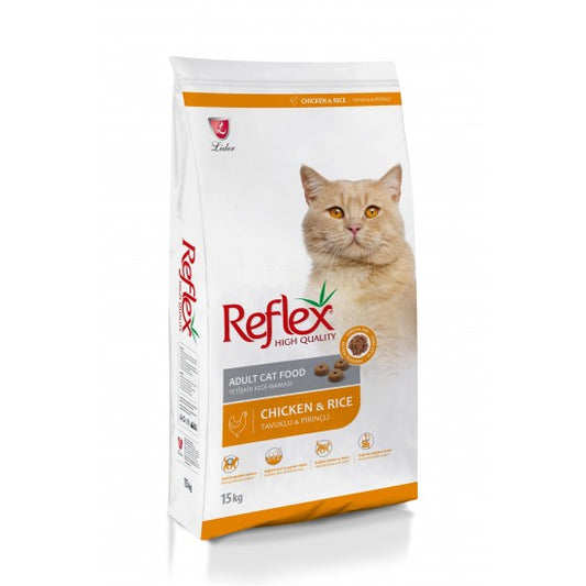 Reflex Cat Adult Chicken - Суха Храна за Пораснали Котки над 1 година с Пиле 15 кг