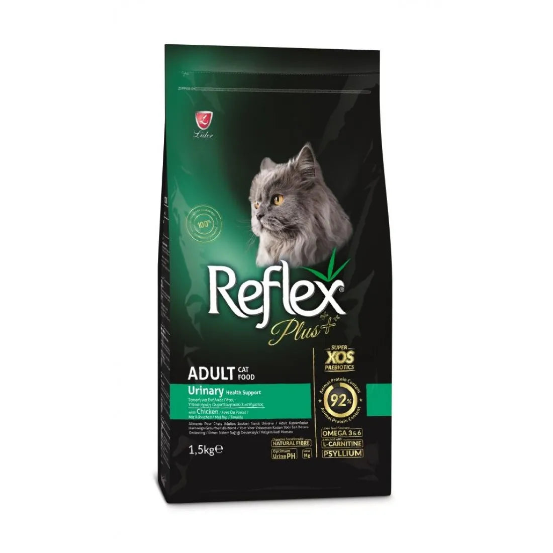 Reflex Plus Urinary Chicken Adult Cat - Храна за Превенция на Проблеми с Уринарния тракт с Пиле 15 кг