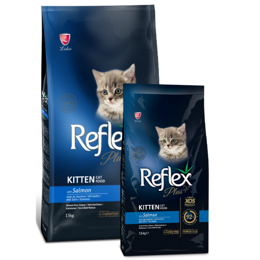 Reflex Plus Kitten Salmon - Суха Храна за Котенца под 1 година със Сьомга 15 кг