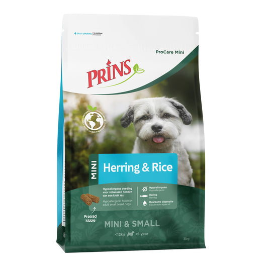 Prins ProCare Mini Herring & Rice - Храна за Кучета от Дребни Породи с Херинга и Ориз 12 кг
