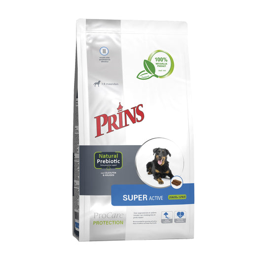 Prins ProCare Protection Super Active - Храна за Активни и Работни Кучета с Пиле 15 кг / 20 кг