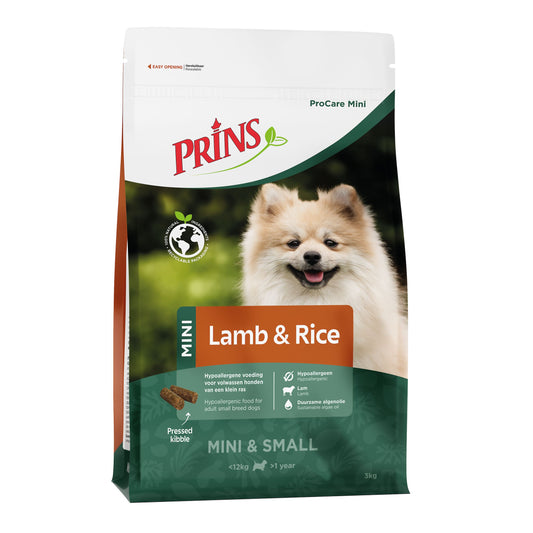 Prins ProCare Mini Lamb & Rice - Храна за Кучета от Дребни Породи с Агне и Ориз 12 кг