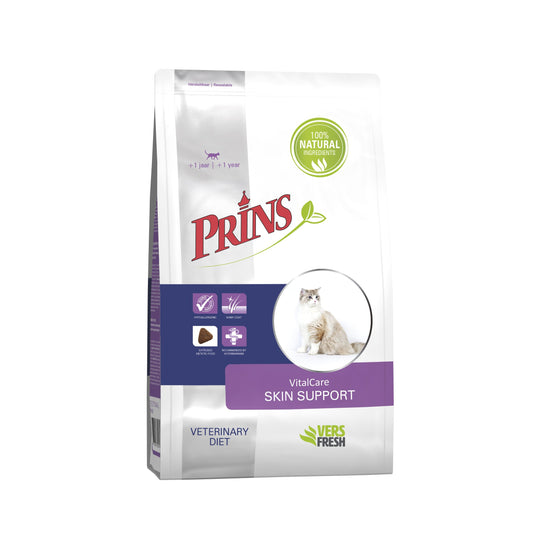 Prins Cat Vital Care Diet Skin Support - Ветеринарна Храна за Котки с Кожни Проблеми 5 кг