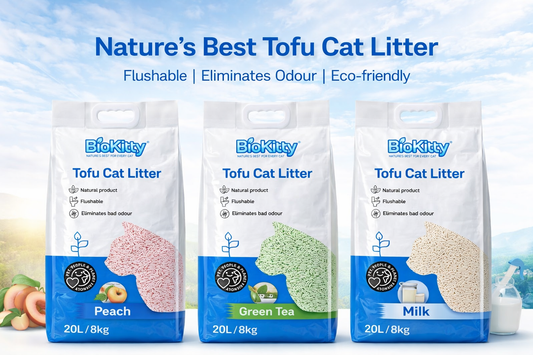 Tofu Соева Котешка Тоалетна BioKitty 40L (2x20L)