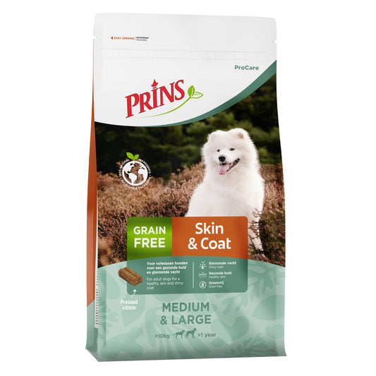Prins ProCare Grain Free Skin & Coat - Храна за Кучета за Кожа и Козина БЕЗ ЗЪРНО 12 кг