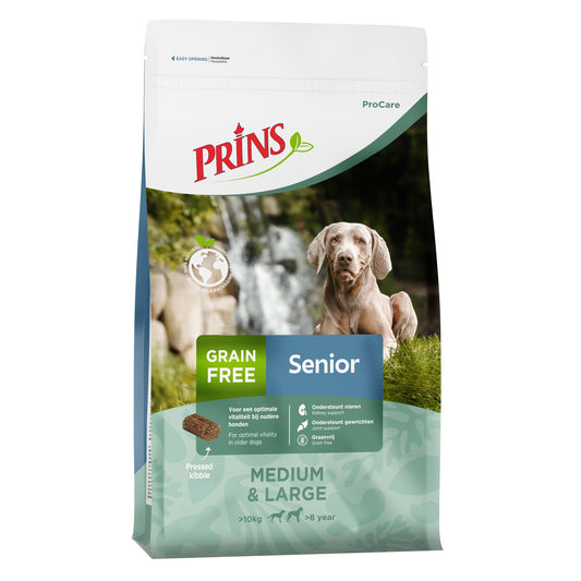 Prins ProCare Grain Free Senior - Храна за Стари Кучета с Пиле БЕЗ ЗЪРНО 12 кг