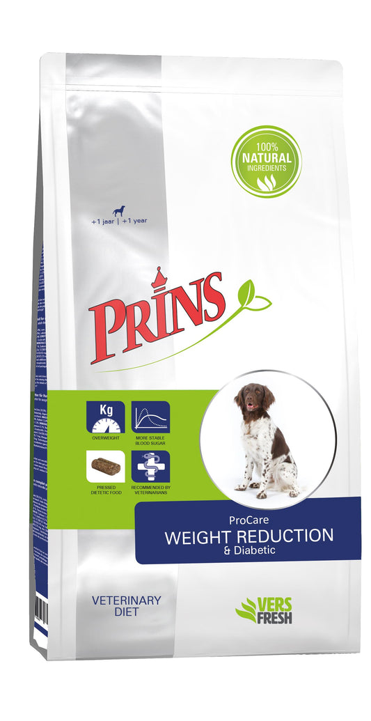 Prins ProCare Diet Weight Control & Diabetes - Ветеринарна Храна за Кучета с Диабет или Наднормено Тегло 12 кг