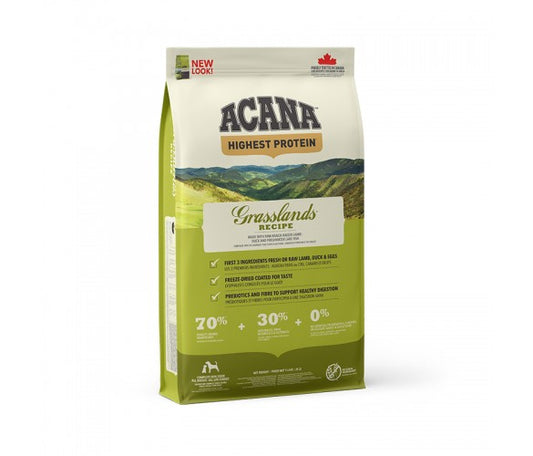 Acana Dog Adult Grasslands - Суха Храна за Пораснали Кучета над 1 година 11.4 кг