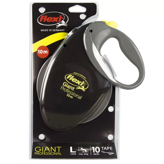 Flexi Giant L - Автоматичен Регулируем Повод с Лента 10 м, за Кучета до 50 кг