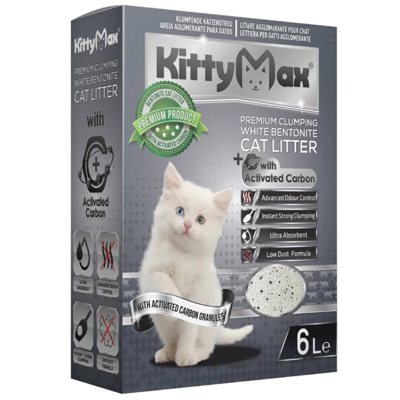 Kitty Max Бентонитна Котешка Тоалетна 5Л и 6Л