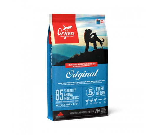 Orijen Dog Original - Суха Храна за Пораснали Кучета над 1 година 11.4 кг