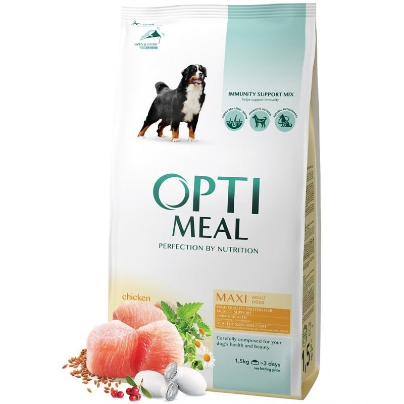 Opti Meal Large Adult Куче Големи Породи с Пиле 16+4 кг