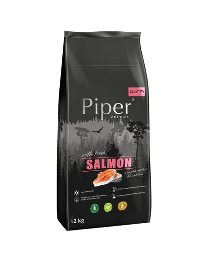 Piper Adult Salmon Суха Храна за Пораснало Куче над 1 година със Сьомга 12 кг