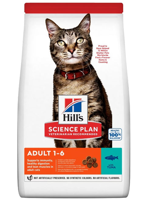 Hills Adult Cat - Храна за Пораснали Котки с Риба Тон 1.5кг/10 кг