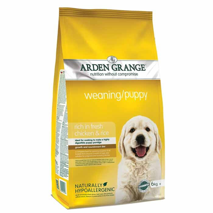 Arden Grange Weaning/Puppy – с Пиле и ориз 2 кг / 6 кг