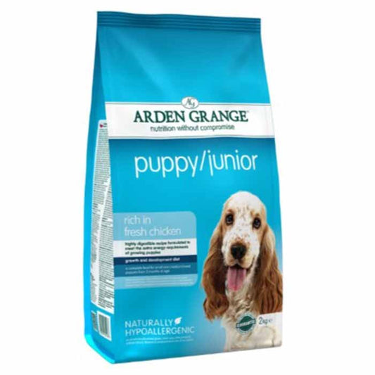 Arden Grange Puppy/Junior – с Пиле и ориз 6 кг / 12 кг