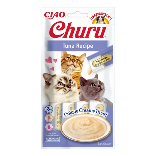 Churu Puree Cat Tuna - Лакомства за Котка Крем от Риба Тон 4 бр.