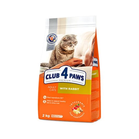 Club 4 Paws Cat Adult Rabbit - Суха Храна за Пораснали Котки със Заек 14 кг