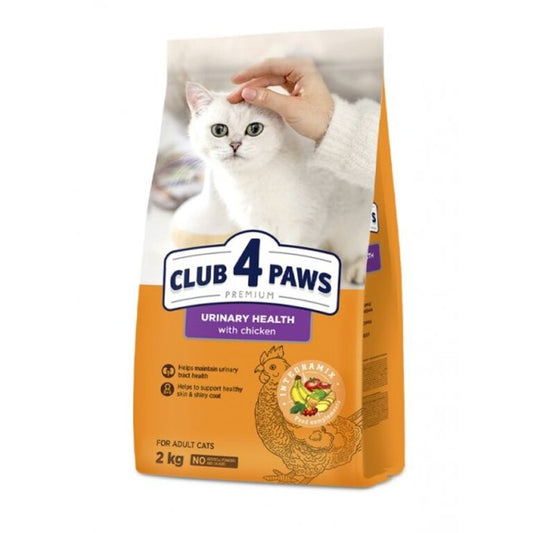 Club 4 Paws Cat Adult Urinary - Суха Храна за Котки за Здрав Уринарен Тракт  14 кг