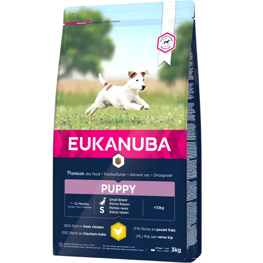Eukanuba Small Puppy - Кучешка Храна за Кучета от Дребни Породи под 1 година 2кг/18кг